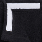 Полотенце (Килт) 50х150, цв. черный, махра, 400г/м, хл 100% - Фото 3