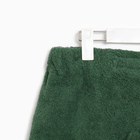 Полотенце (Килт) 50х150, цв. зеленый, махра, 400г/м, хл 100% - Фото 2