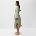 Халат домашний женский KAFTAN Basic размер 40-42, зеленый - Фото 3