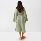 Халат домашний женский KAFTAN Basic размер 40-42, зеленый - Фото 4