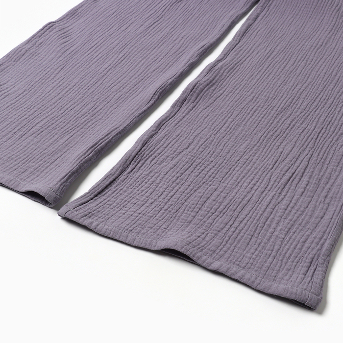 Комплект женский (рубашка на запах, брюки) KAFTAN Basic р.40-42, серый