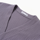 Комплект домашний женский (рубашка на запах, брюки) KAFTAN Basic размер 48-50, серый - Фото 7