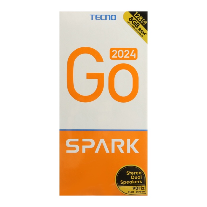Смартфон Tecno Spark Go 2024, 6.56", 4Гб, 128Гб, 13Мп, 8Мп, 2sim, 5000мАч, черный
