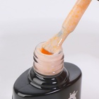 Гель лак для ногтей «GOLD POTAL», трехфазный, 8 мл, LED/UV, бежевый, золотистый (042) - Фото 3