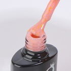 Гель лак для ногтей «GOLD POTAL», трехфазный, 8 мл, LED/UV, розовый, золотистый (017) - Фото 3