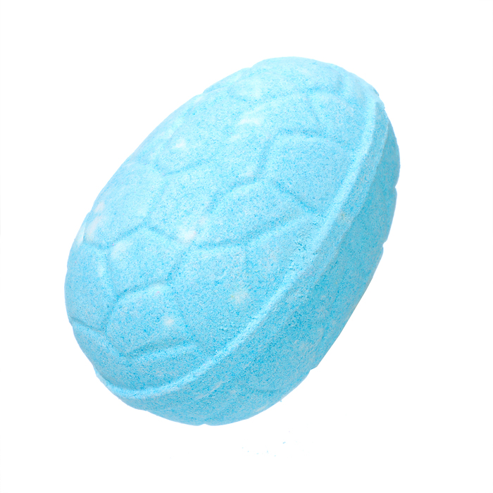 Бомбочка для ванны яйцо дракона с игрушкой голубое 140 г