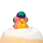 Бомбочка для ванны детская с игрушкой оранжевая 100 г - Фото 21