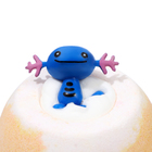 Бомбочка для ванны детская с игрушкой оранжевая 100 г - Фото 29