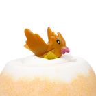 Бомбочка для ванны детская с игрушкой оранжевая 100 г - Фото 31