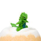 Бомбочка для ванны детская с игрушкой оранжевая 100 г - Фото 8