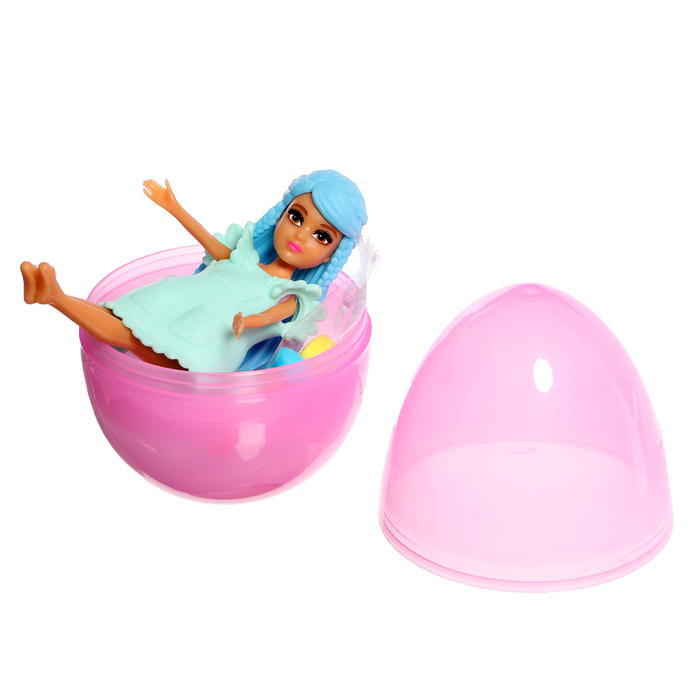 Игрушка-сюрприз «Чудо-сюрприз», в яйце, с конфетами и наклейками, МИКС