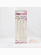 Иглы швейные для бисера, d=0.4 мм, 10 см, набор 5 шт. - Фото 2