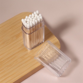 Органайзер для хранения, с крышкой, 10.4?3.8?2.1 см, цвет прозрачный (комплект 2 шт)