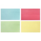 Блок с липким краем 76×127 мм, 100 листов, пастель, 4 цвета - Фото 1