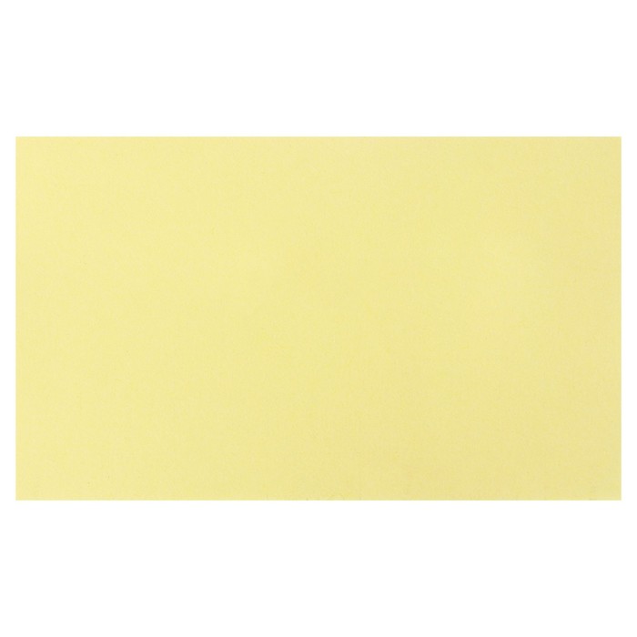 Блок с липким краем 76 х 127 мм, 100 листов, пастель, желтый - Фото 1
