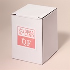 Органайзер для для ватных палочек, с крышкой, d=7×10.5 см, полупрозрачный, чёрный - Фото 7