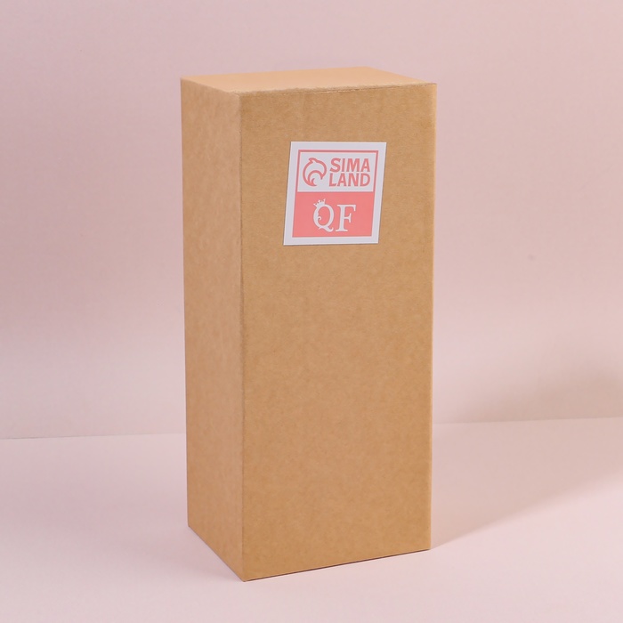 Органайзер для хранения «BAMBOO», с крышкой, 3 секции, 23,3 × 9,4 × 8,9 см, цвет прозрачный/коричневый