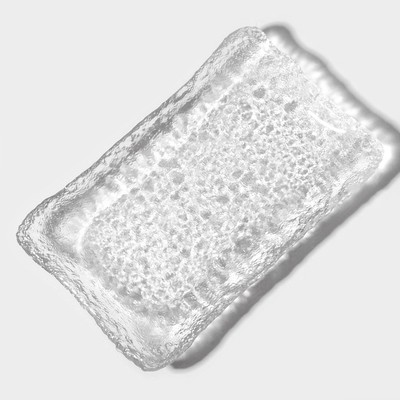 Блюдо для подачи «Рифальтаро», 23.2×14×2 см, стекло, прозрачное