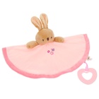 Комфортер - игрушка для сна новорожденных, M&B «Зайка», погремушка, прорезыватель, розовый - Фото 11