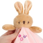 Комфортер - игрушка для сна новорожденных, M&B «Зайка», погремушка, прорезыватель, розовый - Фото 6