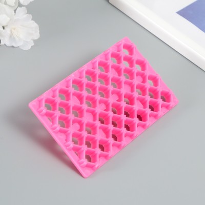 Штамп пластик «Ромб с квадратом», 12.8×7.5 см