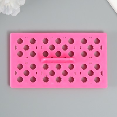 Штамп пластик «Ромб с квадратом», 12.8×7.5 см