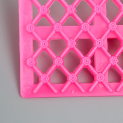 Штамп пластик «Ромб с брюликом»,12.8×7.5 см