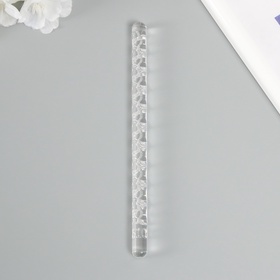 Скалка для творчества акрил «Цветочная нить», 16×1 см