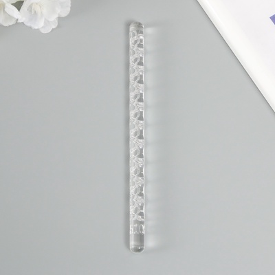 Скалка для творчества акрил «Цветочная нить», 16×1 см