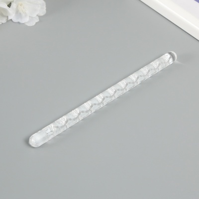 Скалка для творчества акрил «Цветочная нить», 16×1 см