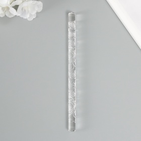 Скалка для творчества акрил «Цветочки», 16×1 см