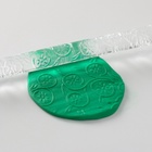 Скалка для творчества акрил «Цветочки», 16×1 см - фото 8085109