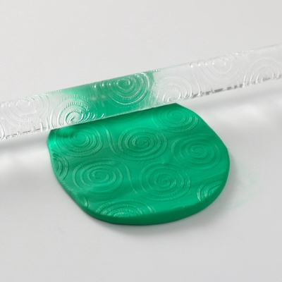 Скалка для творчества акрил «Спираль», 16×1 см