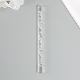 Скалка для творчества акрил «Сердца», 16×1 см