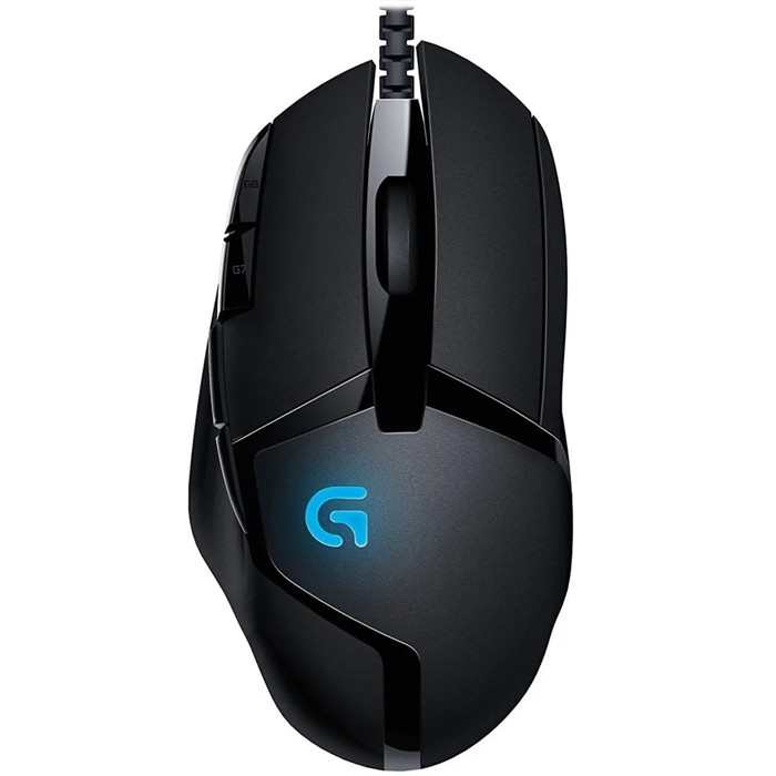 Мышь Logitech G402 Hyperion Fury, игровая,проводная, 8 кн, подсветка, 4000 dpi, USB, черная - Фото 1