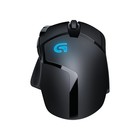 Мышь Logitech G402 Hyperion Fury, игровая,проводная, 8 кн, подсветка, 4000 dpi, USB, черная - фото 9656488