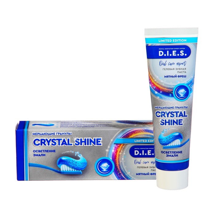 Зубная паста D.I.E.S. Crystal Shine "Мятный Фреш", 75 мл - Фото 1