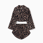 комплект (сорочка, шорты) женская MINAKU:  Home collection цвет леопард , р-р 44 - Фото 11