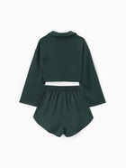 Пижама женская (рубашка, шорты) женская MINAKU: Home collection, изумруд, размер 46 - фото 58003853