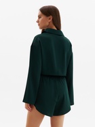 Пижама женская (рубашка, шорты) женская MINAKU: Home collection, изумруд, размер 48 - фото 58003855