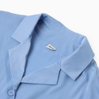 комплект (сорочка, шорты) женская MINAKU:  Home collection цвет небесно-голубой , р-р 50 - Фото 7