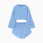 комплект (сорочка, шорты) женская MINAKU:  Home collection цвет небесно-голубой , р-р 50 - Фото 11