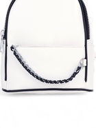 Рюкзак-мини женский на молнии, с карманом, размер 21×12×27 см, белый - Фото 4