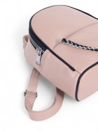 Рюкзак-мини женский на молнии, с карманом, размер 21×12×27 см, бежевый - Фото 7