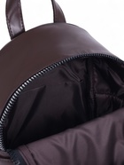 Рюкзак-мини женский на молнии, с карманом, размер 21×12×27 см, коричневый - Фото 8