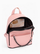 Рюкзак-мини женский на молнии, с карманом, размер 21×12×27 см, розовый - Фото 9