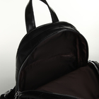 Рюкзак женский на молнии, цвет чёрный - Фото 4