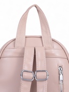 Рюкзак женский на молнии, с карманами, размер 24×12×30 см, бежевый - Фото 3