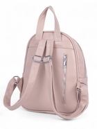 Рюкзак женский на молнии, с карманами, размер 24×12×30 см, бежевый - Фото 7