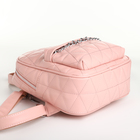 Рюкзак женский на молнии, цвет розовый - Фото 3